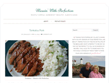 Tablet Screenshot of messinwithperfection.com